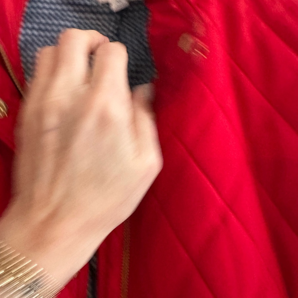 Crown & Ivy Red Quilted Puffer Jacket - Picture 4 of 4